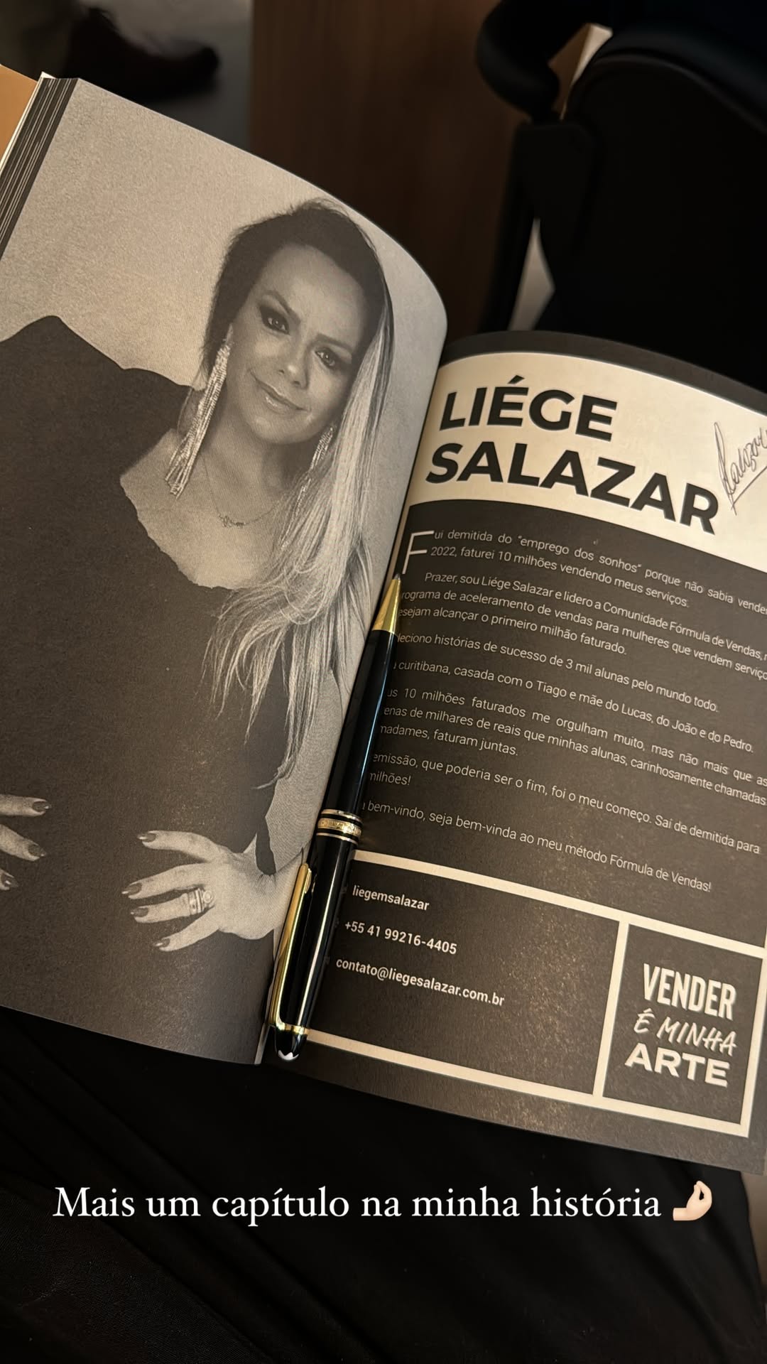 Faturamento da Liége Salazar